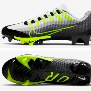 Nike Vapor Edge Speed 360 Football Cleats White Volt Black DQ5110-071 Mens 11.5